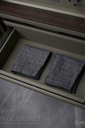 Leather Storage Basket